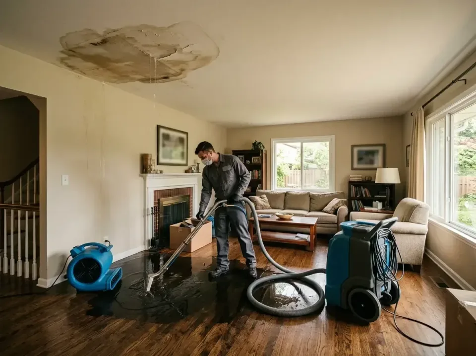 attic-pipe-burst-ceiling-drip-008 — frequently asked questions, Water Damage Restoration & Carpet Care in Manchester, MD